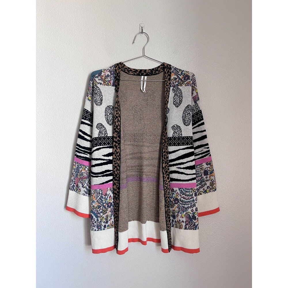 by Anthropologie Bricolage Mixed Media Cardigan Size XSP